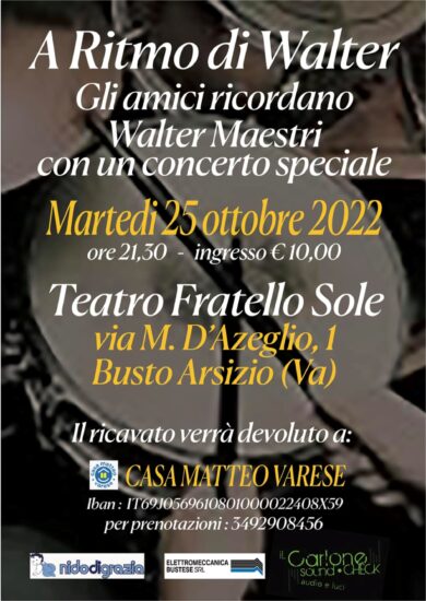 A Ritmo di Walter – Teatro Fratello Sole