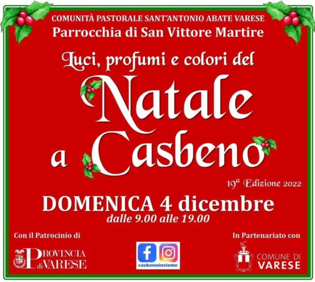 Luci, profumi e colori del Natale a Casbeno – 4 dicembre 2022