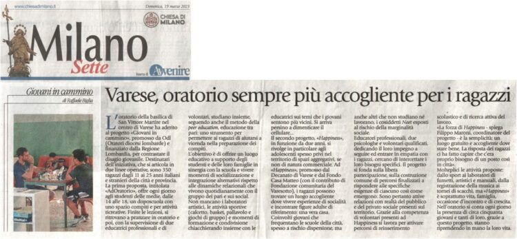 Varese, oratorio sempre più accogliente…
