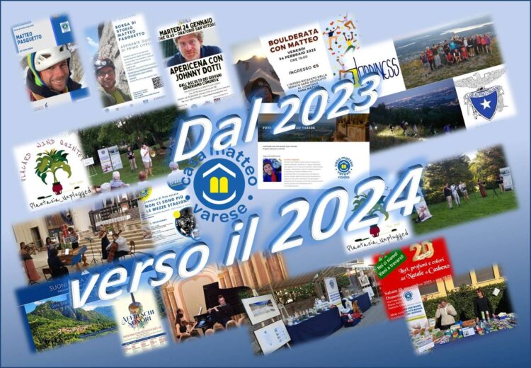 Stiamo per affacciarci su un nuovo anno, il 2024.