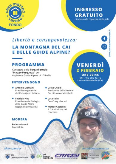 Borsa di Studio “Matteo Pasquetto” 2° edizione.