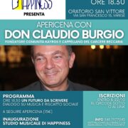 Apericena con Don Claudio Burgio e inaugurazione studio di registrazione.