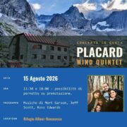 Placard Wind Quintet – Rifugio Allievi Bonacossa Val di Mello