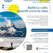 Evento di fine estate 2026 “Radici a valle, sguardi verso la cima”